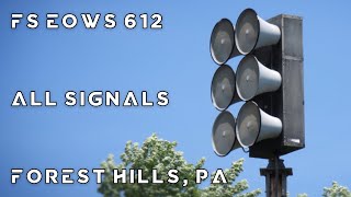 Federal Signal EOWS 612 Siren Test All Signals Forest Hills PA [upl. by Bruner]