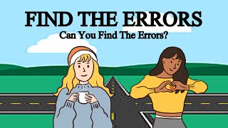 COMMON WRITING ERRORS  Can You Find The Errors  Grammar Correction Quiz [upl. by Nas]