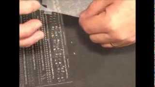 Parchment Craft PCA 33 Perforating Punch Tool Demonstration [upl. by Verneuil174]