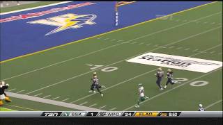 CFL Huge Hit on Chris Szarka in Banjo Bowl [upl. by Hajar]