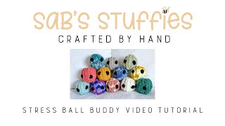 STRESS BALL VIDEO TUTORIAL CHUNKY HAND KNIT [upl. by Sinylg]