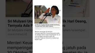 Sri Mulyani Ungkap Sejarah Dibalik Hari Oeang [upl. by Deenya]