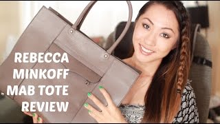 REBECCA MINKOFF MAB LARGE TOTE BAG REVIEW [upl. by Haveman]