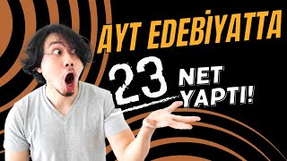 AYT EDEBİYAT 23 NET  Serhat Gülaydın [upl. by Erotavlas]