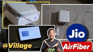 Jio AirFiber Installation in Our Village  OTT Subscription  All Benefits amp Recharges [upl. by Frechette18]