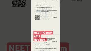 NEET PG exam date viral ytshorts youtubeshorts youtubeshorts youtube youtuber neetpg [upl. by French]