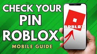 How To Check Your Pin On Roblox  Simple Guide [upl. by Klusek902]