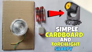 How To Make Sharpy Light With TorchLight And Cardboard  Simple Sharpy Light At Home [upl. by Ahsekyw]