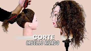 🔴COMO CORTAR EL CABELLO RIZADO en 2 PASOS ▬ CLASE 3 [upl. by Asilla]