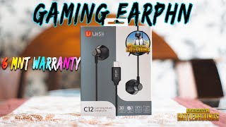 UiiSii C12 TypeC Earphone  Best Gaming Earphone With 6 Month Replacement Warranty  C12 vs Hm12 [upl. by Assillem]