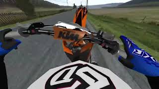 2013 KTM 450 SXF ENGINE BLOWS MID WHEELIE mxbikes memes meme funny [upl. by Latsirhc]