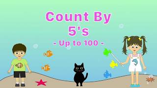 Count by 5s  Skip Counting by 5s Video  Counting to 100 by 5s  Golden Kids Learning [upl. by Sarah]