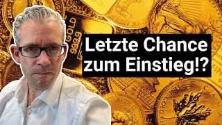 Goldpreis Update  es geht abwärts im Gold [upl. by Delle]