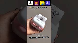 🖨️ Mini Portable Printer • meeshofinds • 34m views [upl. by Iver826]