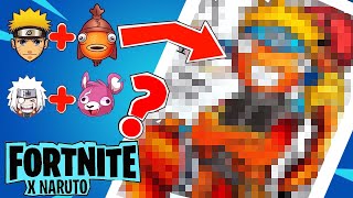 JE FUSIONNE NARUTO ET FORTNITE  FUSION ART CHALLENGE [upl. by Atiuqrahs4]