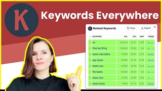 Search for Keywords Volume and CPC Data with Keywords Everywhere [upl. by Allyn]