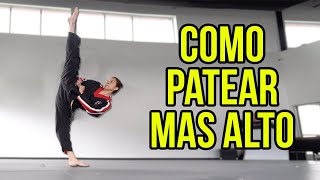 COMO PATEAR MAS ALTO  Taekwondo Karate Artes Marciales [upl. by Tillion]