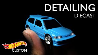 Decal For Diecast Detailing  Cara pasang decal waterslide untuk detailing hot wheels [upl. by Amandie]