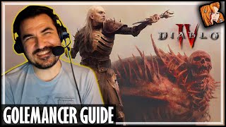 GOLEMANCER IS A SUCCESS BUILD GUIDE  Diablo 4 HC Journey Pt 11 [upl. by Adan750]