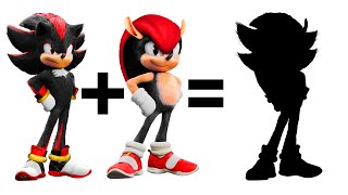 SHADOW fusion MIGHTY  Sonic the hedgehog the movie 3 [upl. by Inalej82]