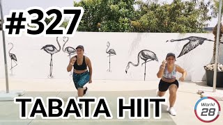 TABATA HIIT  10 exercícios  4 repetições  160 bpm  Aula 327 [upl. by Bullard743]