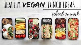 VEGAN SCHOOL LUNCH IDEAS » healthy  easy bento box [upl. by Eugen724]