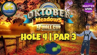 Master QRFR Hole 4  Par 3 HIO  Oktober Meadows 9hole cup Golf Clash Guide [upl. by Sanborne367]