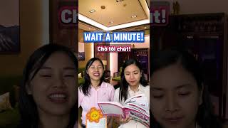 Học thuộc lòng cách sử dụng từ vựng WAIT và cho Thủy 1 ví dụ bên dưới nhé [upl. by Aplihs209]