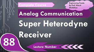 Super Heterodyne Receiver Basics Working Block Diagram Image Frequency Pros amp Cons Explained [upl. by Boothman]