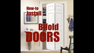 How to easily install Bifold doors [upl. by Aihsile]