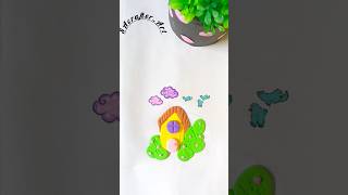 Diy clay house shorts shortsfeed viralvideo craft ytshorts youtubeshorts funny comedy art [upl. by Lletram]