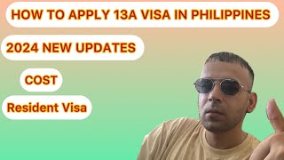 HOW TO APPLY 13A VISA IN PHILIPPINES  RESIDENT VISA  2024  CEBU [upl. by Rhody]