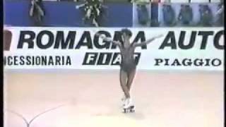 Chiara Sartori 1985 world roller skating championships short program [upl. by Anuhsal]