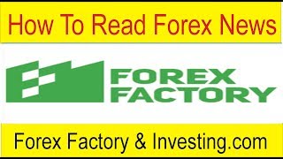 How To Read Forex Factory and Investingcom Website Calendar News Data Tani Forex In Urdu And Hindi [upl. by Ylatan500]