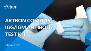 Covid 19 IgGIgM Antibody test kit  Artron Laboratories [upl. by Kellene188]