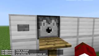 como hacer un dispensador de comida en minecraft [upl. by Hamilah]