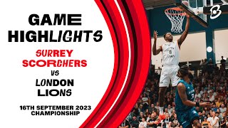 Surrey Scorchers vs London Lions  Game Highlights [upl. by Godspeed]