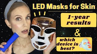 LED Mask Comparison amp My 1 Year Results [upl. by Nilat]