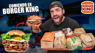 COMIENDO en BURGER KING TODAS las NOVEDADES por PRIMERA VEZ ¿MERECE LA PENA [upl. by Korten686]