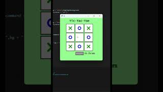 python tkinterquottic tac toequotvideo game code shortsviralvideoviralshortspythonguicodingtutrial [upl. by Proffitt]