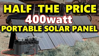 NEW 400 watt portable solar panel by ALLPOWERS Half the price with good results [upl. by Carrie]