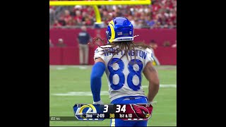 Jordan Whittington catches for a 22yard Gain vs Arizona Cardinals [upl. by Jenness]