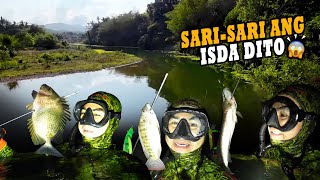 NAGSIMULA SA DAGAT NATAPOS SA ILOG 😂  EP 164  NIGHT SPEARFISHING PHILIPPINES  Drins Adventure [upl. by Cirtemed299]