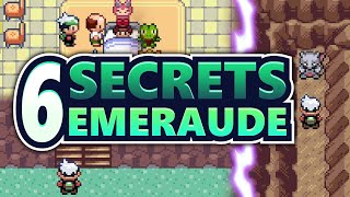 6 SECRETS amp ASTUCES DANS POKÉMON ÉMERAUDE [upl. by Leiahtan598]