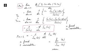 Survival function and force of mortality [upl. by Edi]