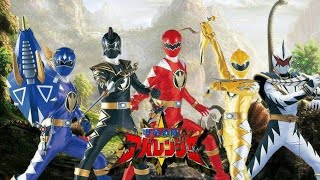 Opening Bakuryuu Sentai Abaranger  Song Theme Power Ranger Dino Thunder [upl. by Tymes]