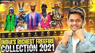 Indias Richest Player Collection Worth 1Crore  Lokesh Gamer Diamond King [upl. by Deborath]