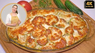 Фаршированные кабачки Вкусные кабачки с фаршем в духовке Кабачки в духовке рецепты на скорую руку [upl. by Cross]