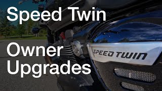 Triumph Speed Twin \\ Owner Upgrades [upl. by Nivre457]