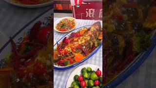 Una forma única de cocinar pescado en China hechos cortos facts viralvideo viralshorts [upl. by Hilliary110]